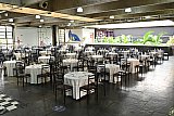 Almo&ccedil;o dan&ccedil;ante em homenagem &agrave;s Mulheres