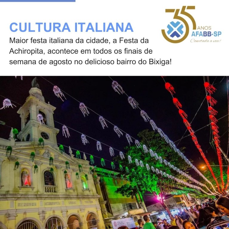 Cultura Italiana: Festa da Achiropita começou no bairro do Bixiga!