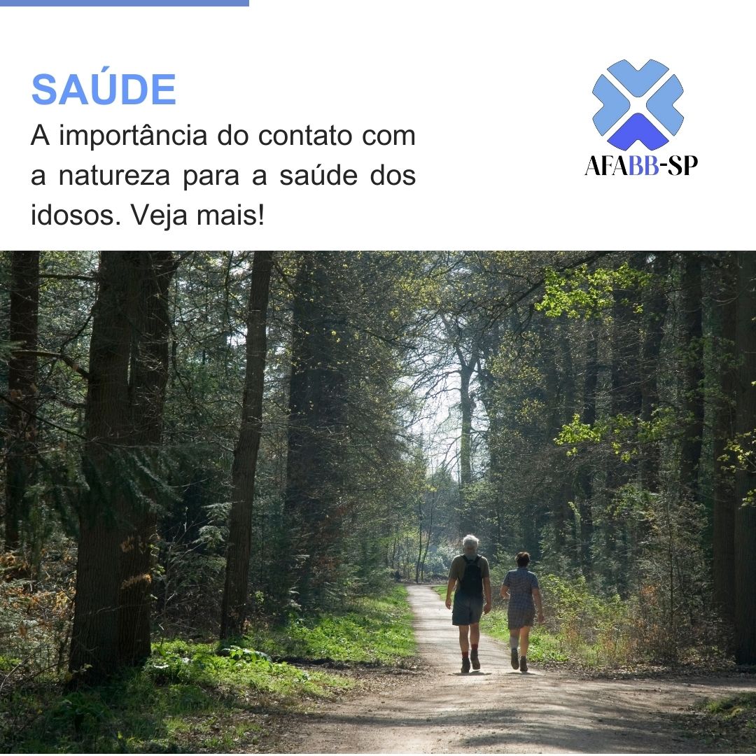 A importância do contato com a natureza para a saúde dos idosos