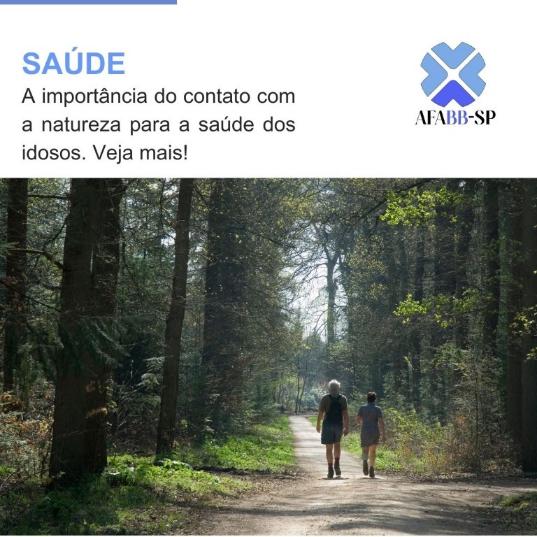 A importância do contato com a natureza para a saúde dos idosos