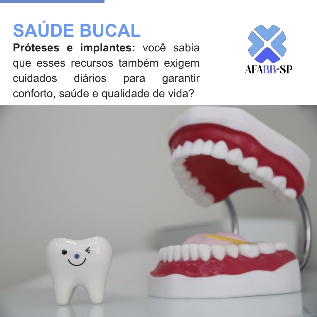 SAÚDE BUCAL NA TERCEIRA IDADE: Cuidados essenciais com próteses e implantes