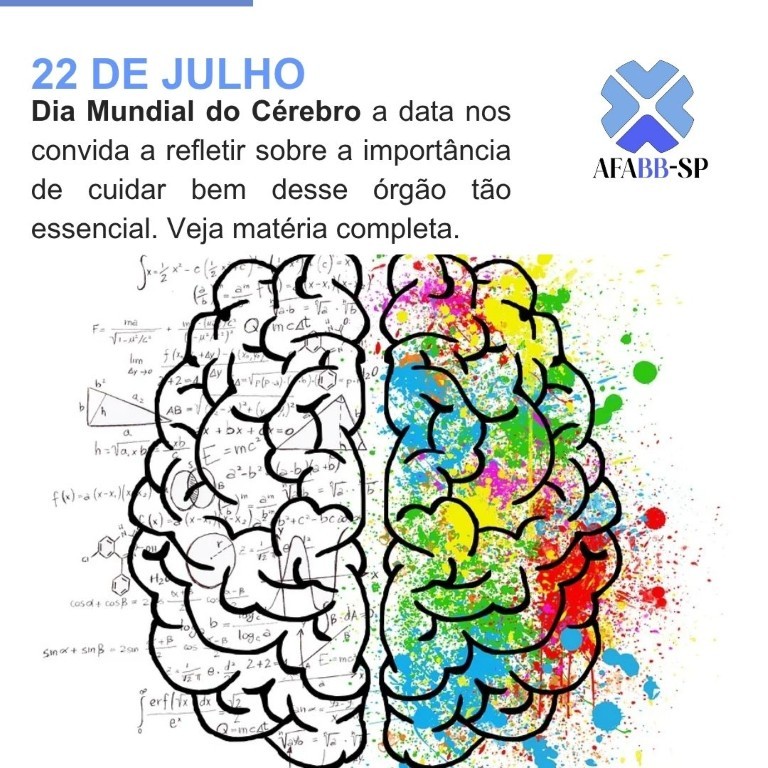 22 de julho: Dia Mundial do Cérebro - Por que nosso cérebro merece tanta atenção quanto o coração ou os ossos