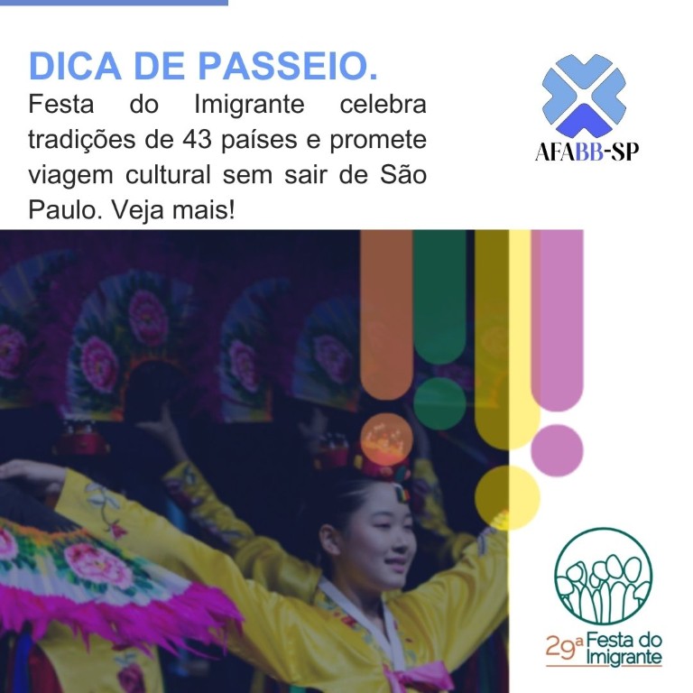 Festa do Imigrante celebra tradições de 43 países e promete viagem cultural sem sair de São Paulo