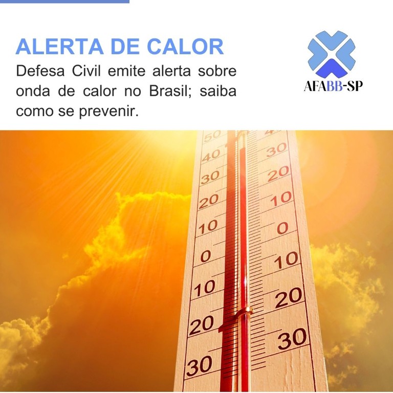 Alerta de Calor: Defesa Civil emite alerta sobre onda de calor no Brasil; saiba como se prevenir