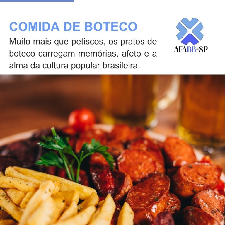 Comida de Boteco: Tradição, sabor e memória no prato.