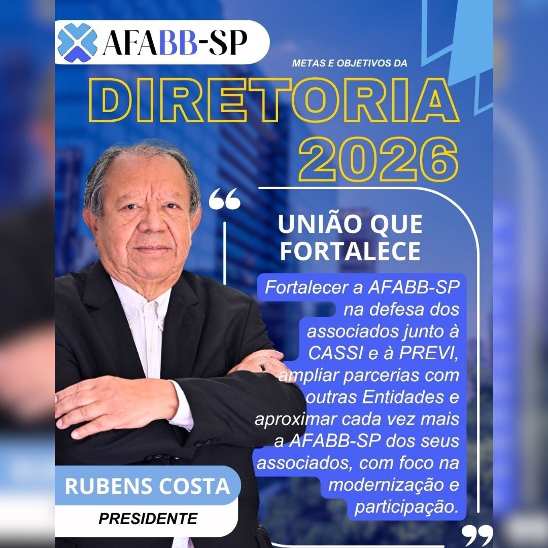 PALAVRA DO PRESIDENTE: Rubens Rodrigues Costa