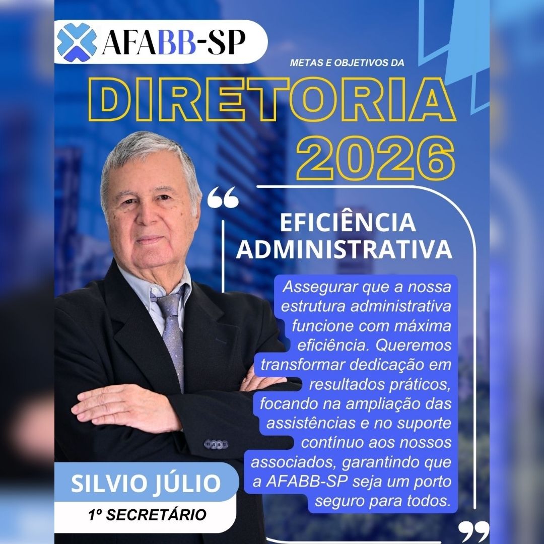 PALAVRA DIRETORIA: Silvio Júlio da Silva 