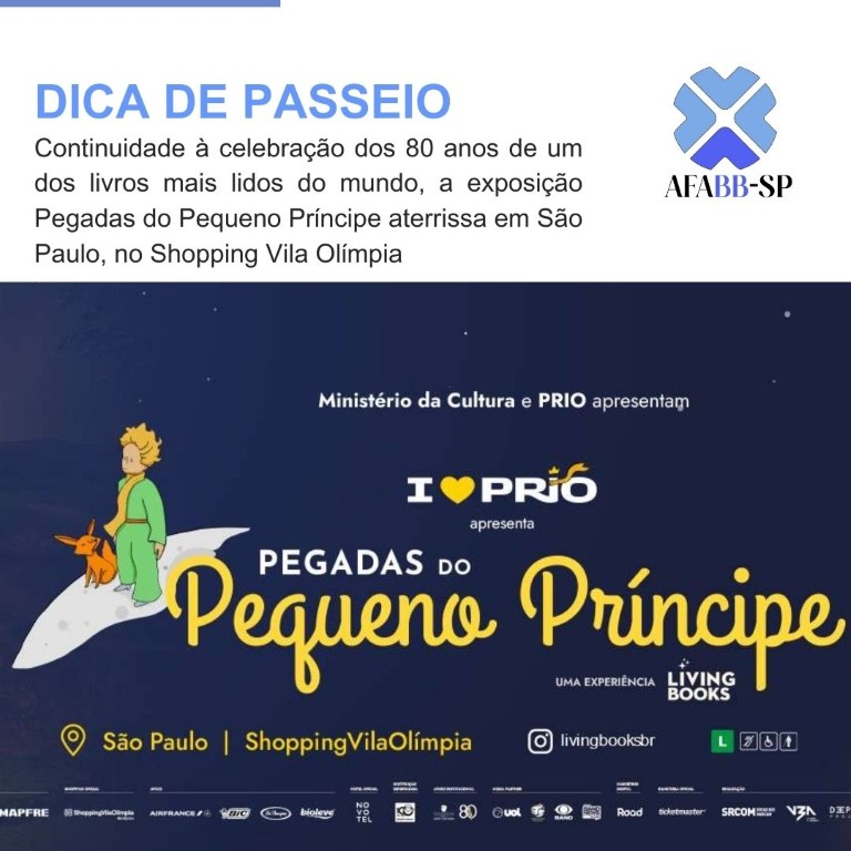 DICA DE PASSEIO: Exposição Pegadas do Pequeno Príncipe 