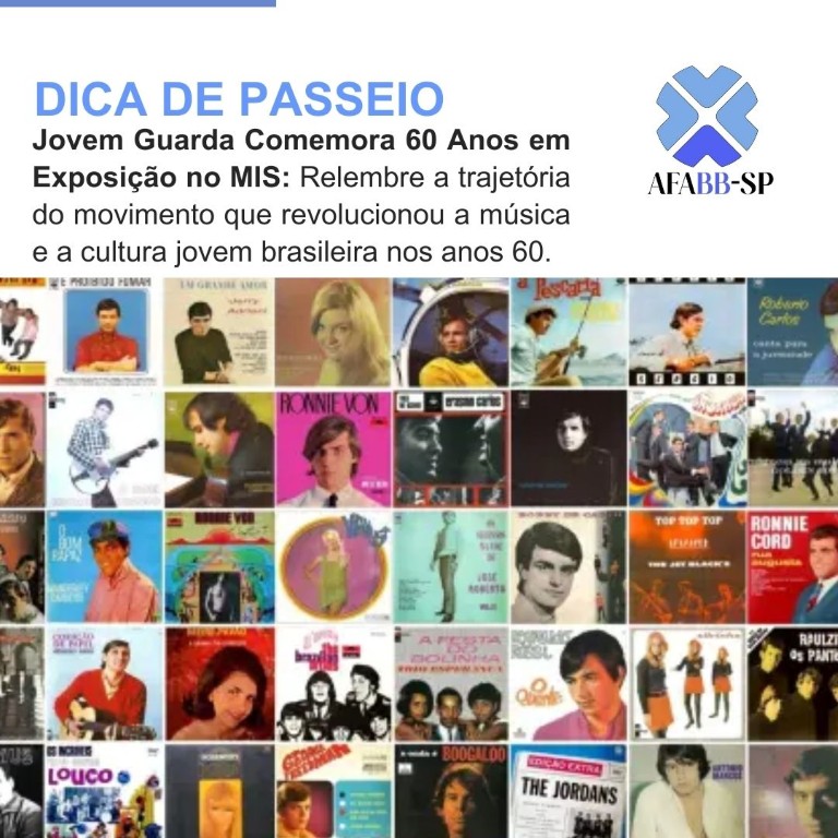 Jovem Guarda Comemora 60 Anos em Exposição no Museu da Imagem e do Som (MIS)