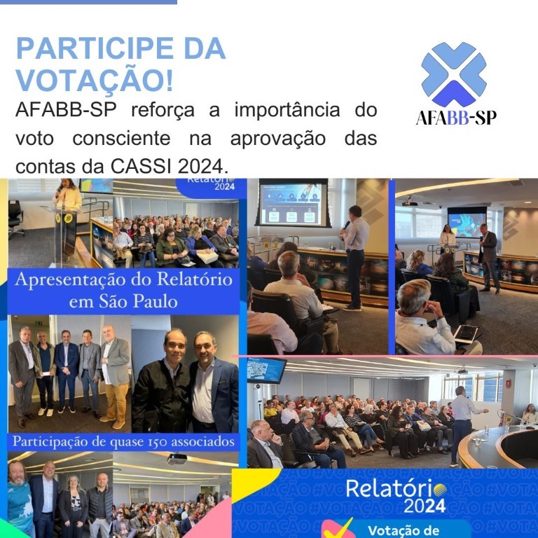 Diretoria da AFABB-SP participa da apresentação do Relatório Anual da CASSI