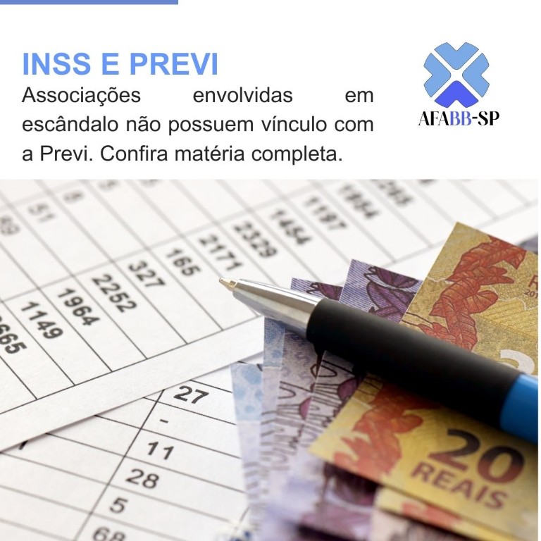 PREVI E INSS: Descontos indevidos do INSS não atingem a Previ. 