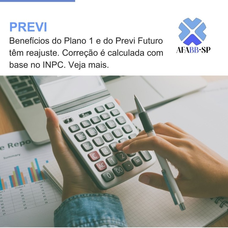 Benefícios do Plano 1 e do Previ Futuro têm reajuste