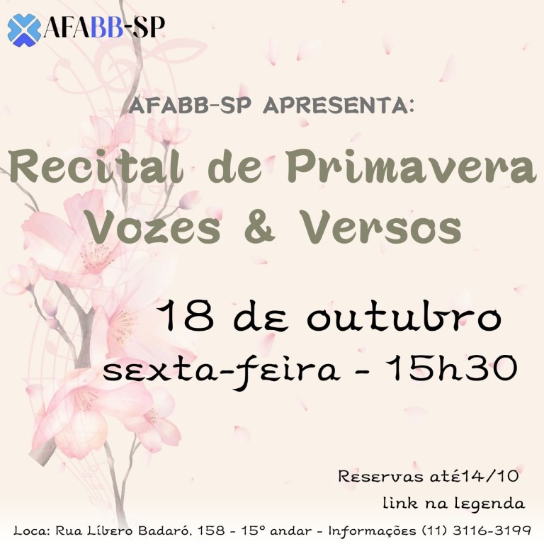 Recital de Primavera da AFABB-SP