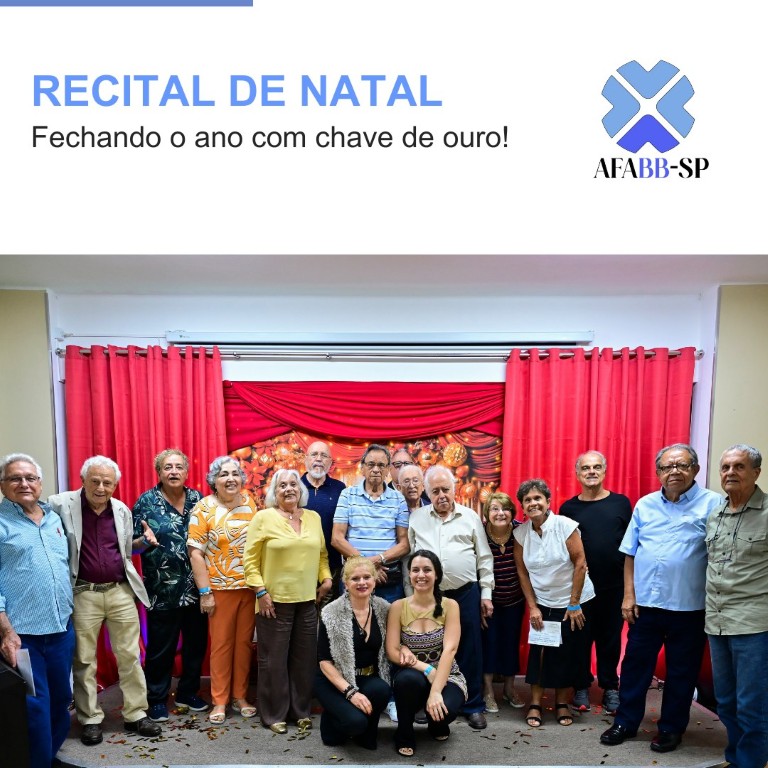 Recital de Natal da AFABB-SP: Uma Celebração de Música, Poesia e Gratidão