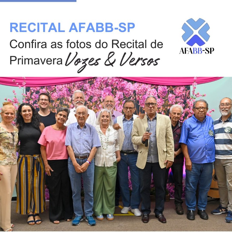 Recital de Primavera Vozes & Versos - Uma tarde para guardar no Coração! 
