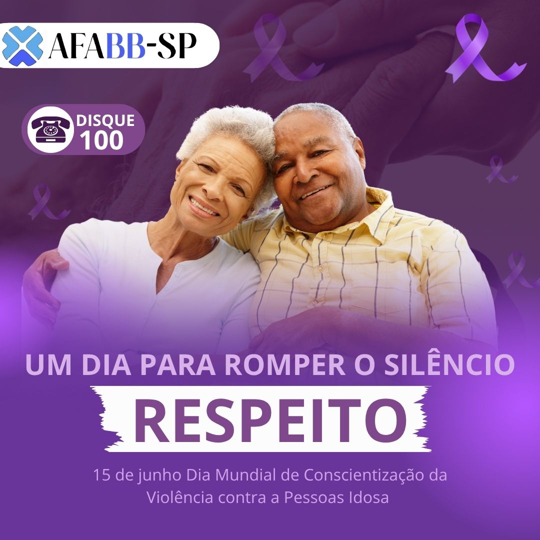 15 de junho: Um dia para romper o silêncio e proteger quem sempre cuidou de nós