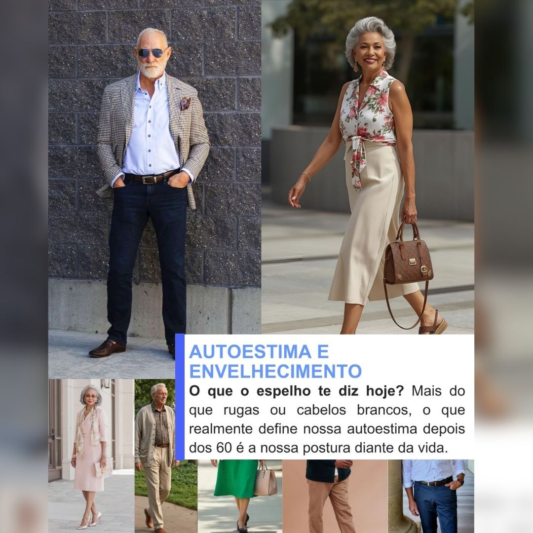 Autoestima depois dos 60: Entre as marcas do tempo e a força da experiência