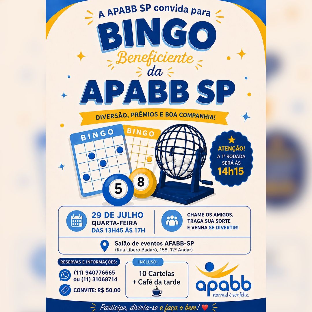 BINGO BENEFICENTE DA APABB SÃO PAULO