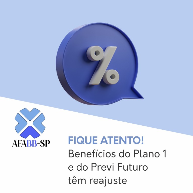 Benefícios do Plano 1 e do Previ Futuro têm reajuste