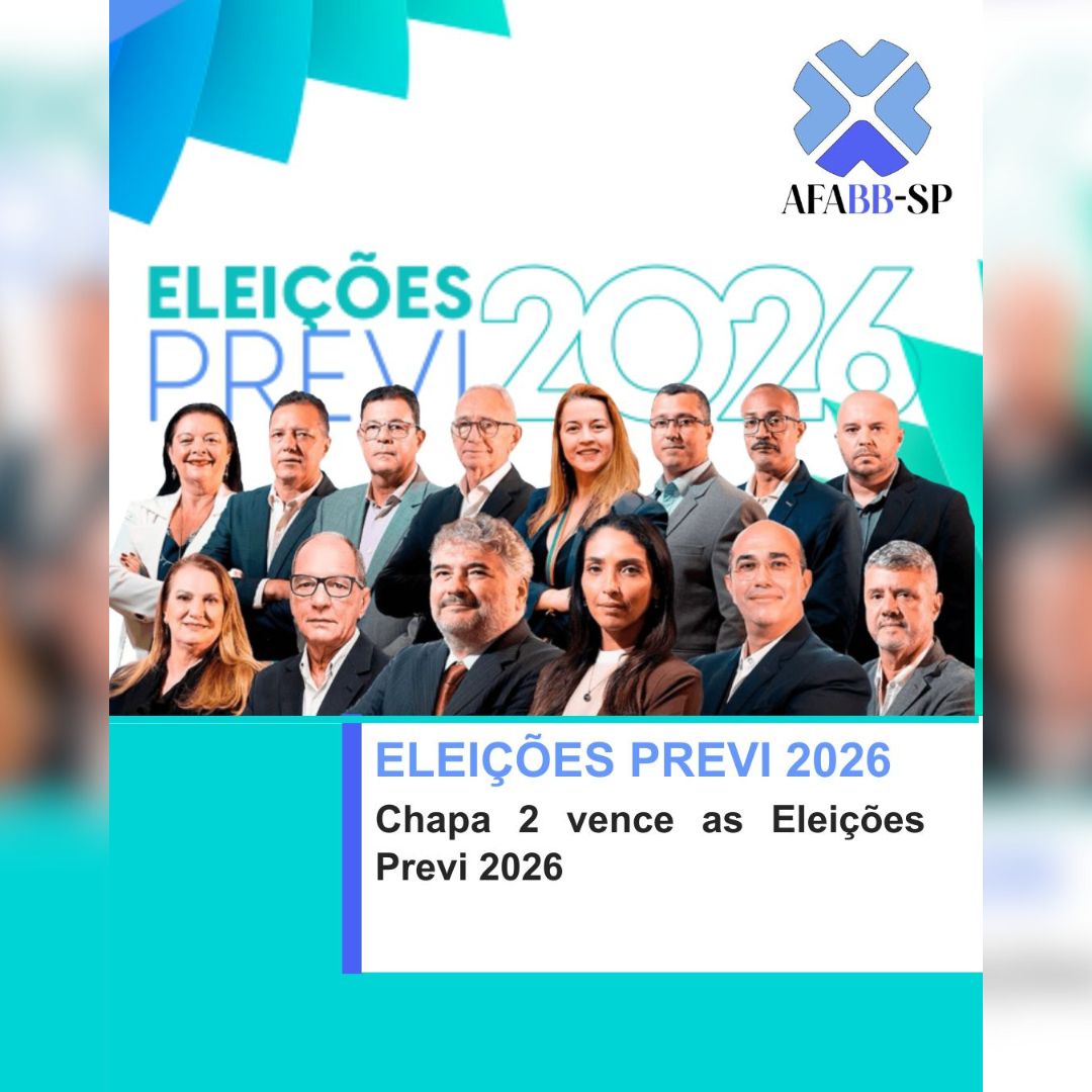 Chapa 2 vence as Eleições Previ 2026