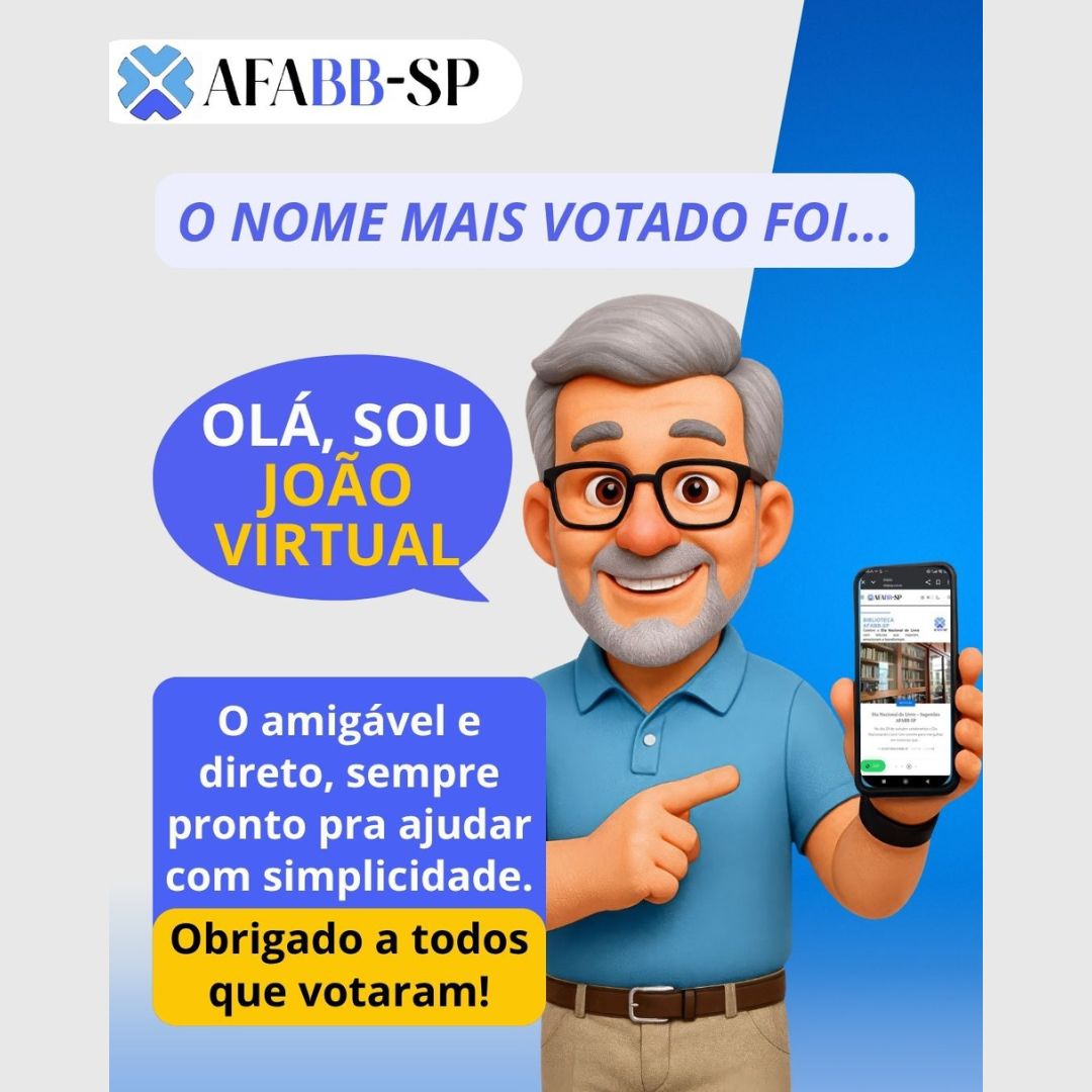 Mascote da AFABB-SP ganha nome: João Virtual