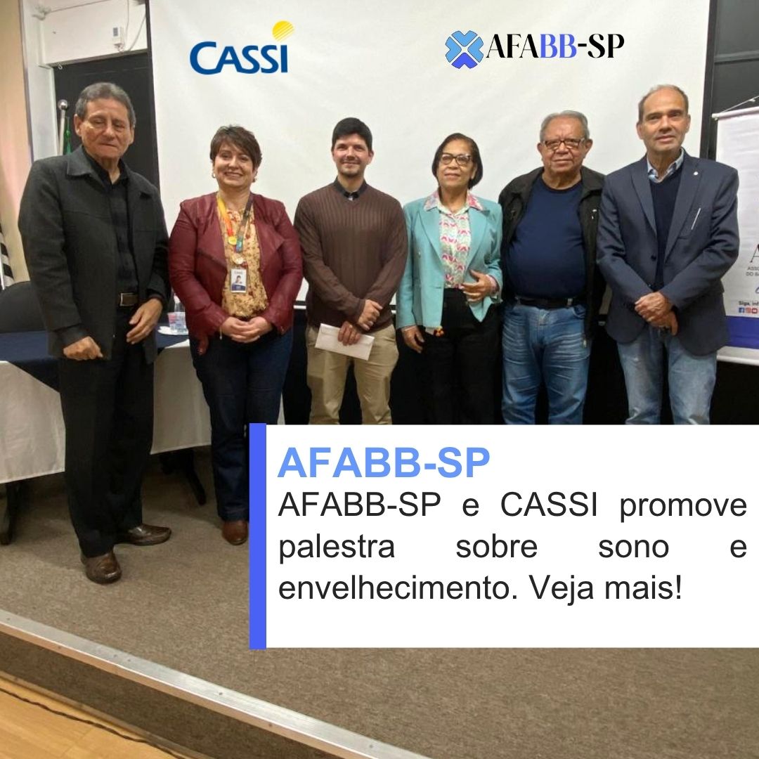AFABB-SP promove palestra sobre sono e envelhecimento com especialista da CLINICASSI Jabaquara