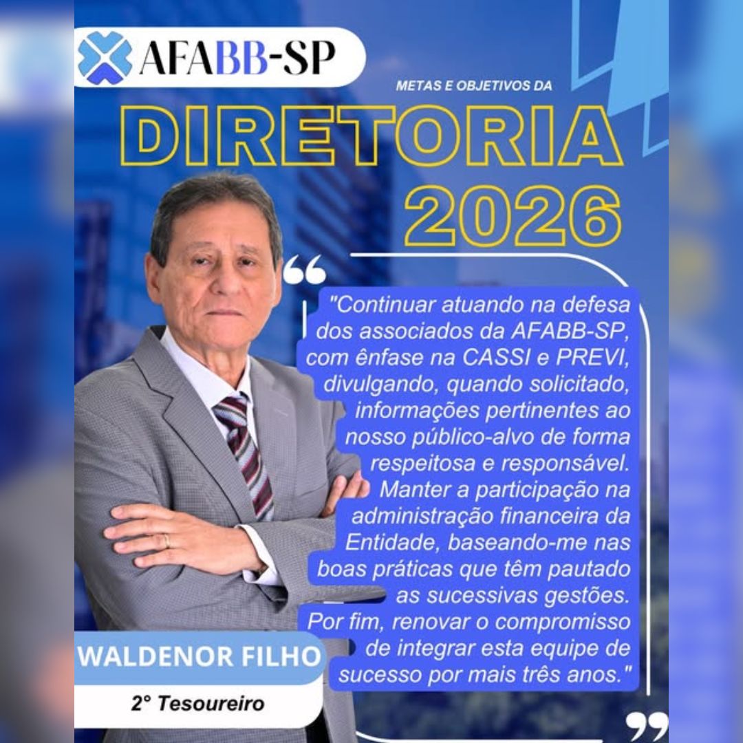 PALAVRA DIRETORIA: Waldenor Moreira Borges Filho 