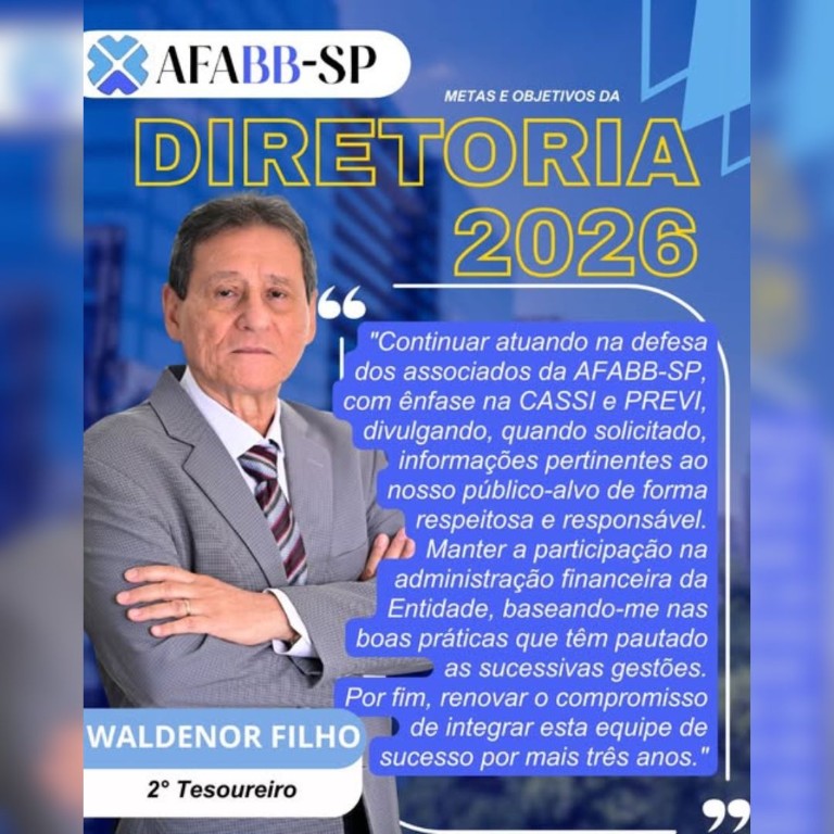 PALAVRA DIRETORIA: Waldenor Moreira Borges Filho 