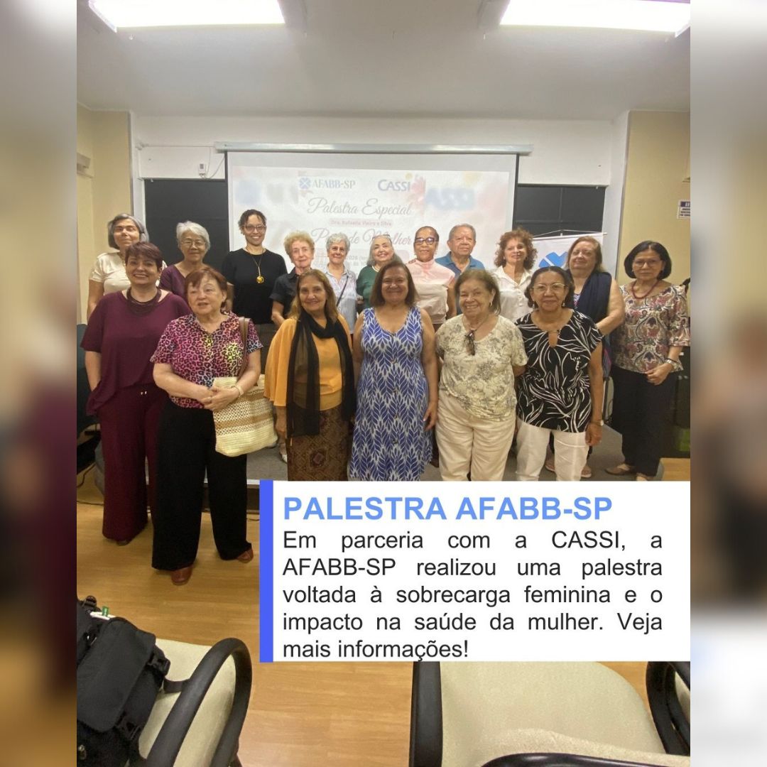 Palestra: Sobrecarga Feminina e o impacto na saúde da mulher. Veja mais!