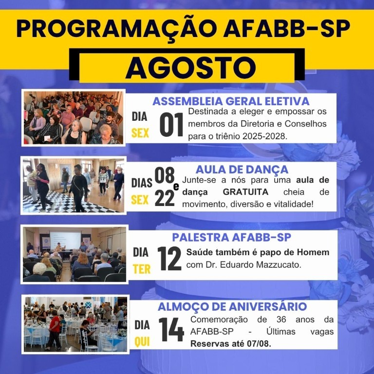 PROGRAMAÇÃO: JULHO 2025
