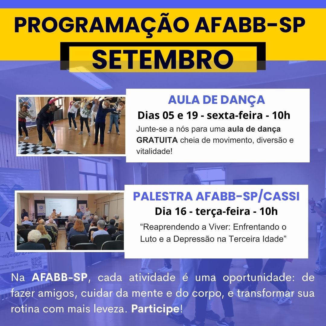 PROGRAMAÇÃO: SETEMBRO 2025