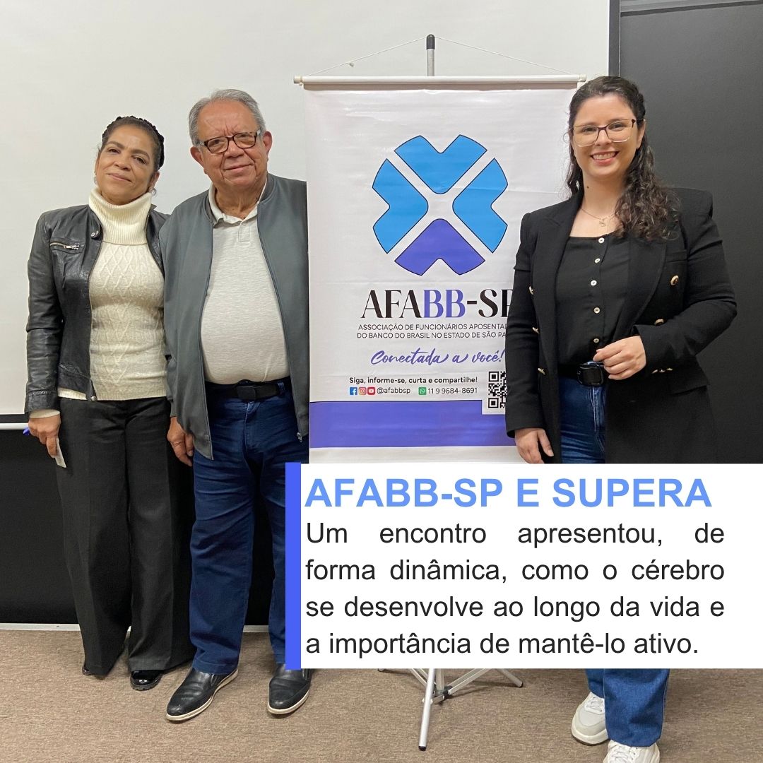 Um encontro que apresentou, de forma dinâmica, como o cérebro se desenvolve ao longo da vida e a importância de mantê-lo ativo.